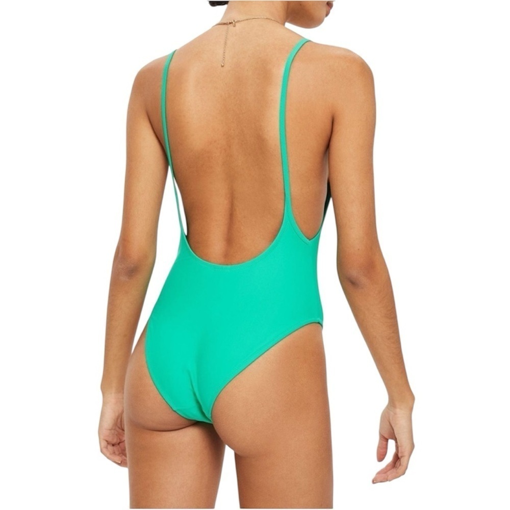Topshop Teal One-Piece Swimsuit - Picture 3 of 7